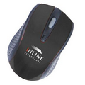 Wireless Optical Mouse w/ USB Receiver & Textured Trim (3.55"x2.17"x1.30")